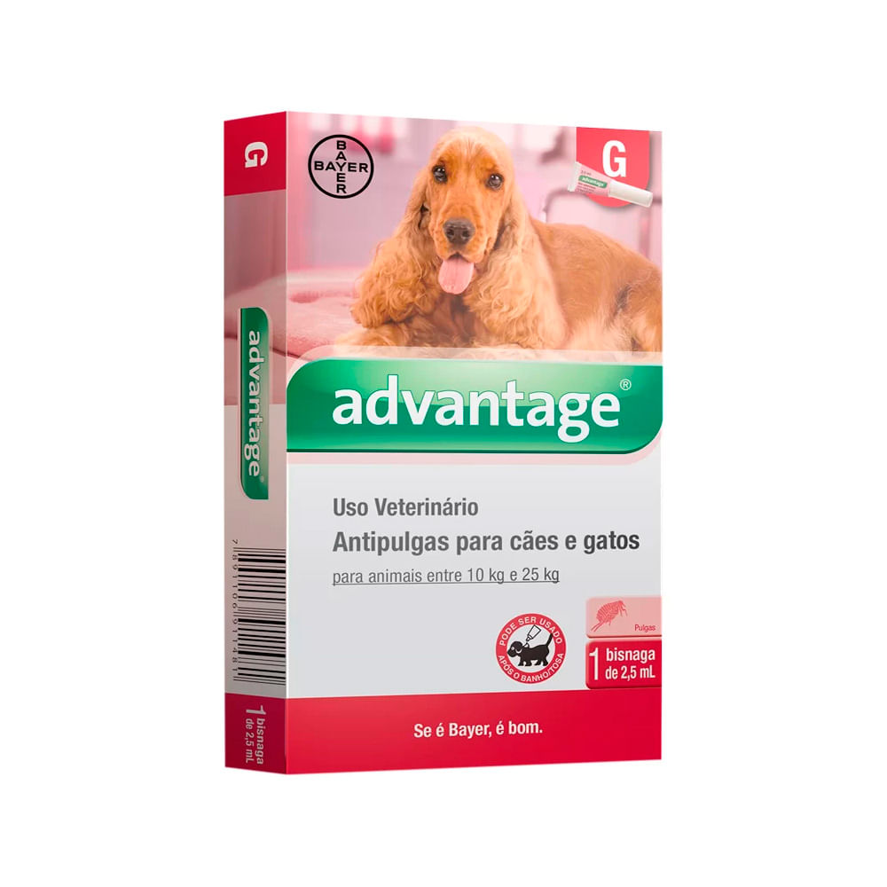 Antipulgas Advantage Cães e Gatos 10 a 25 kg