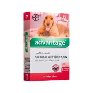 Antipulgas Advantage Cães e Gatos 10 a 25 kg - 2,5 ml