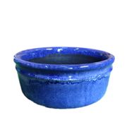 Vaso Cerâmica Bonsai Azul Pacífico Vasos Tupã