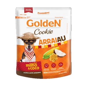 Biscoito Golden Cães Adultos Porte Pequeno Arraiau Edição Limitada - 350 g