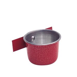 Caneca com Aba para Pássaros Tudo Pet Vermelha