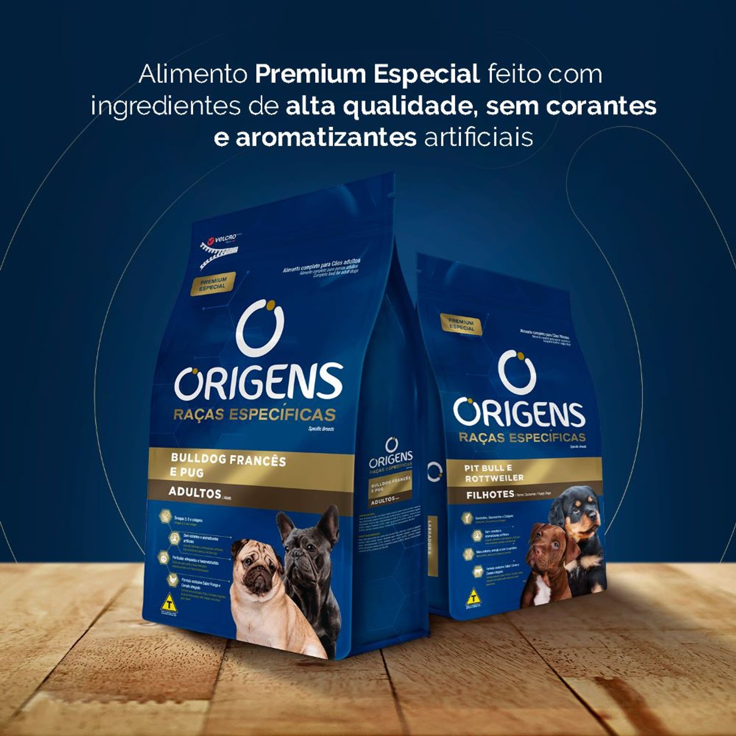 Ração Origens Cães Adultos Raças Específicas Yorkshire, Maltês e Spitz e Outras raças