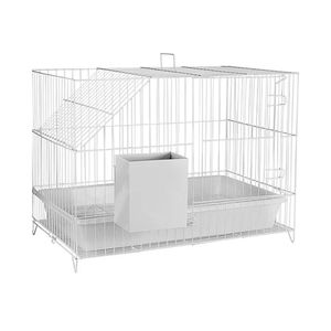 Gaiola para Coelhos com Bandeja Plástica Monaco - Único