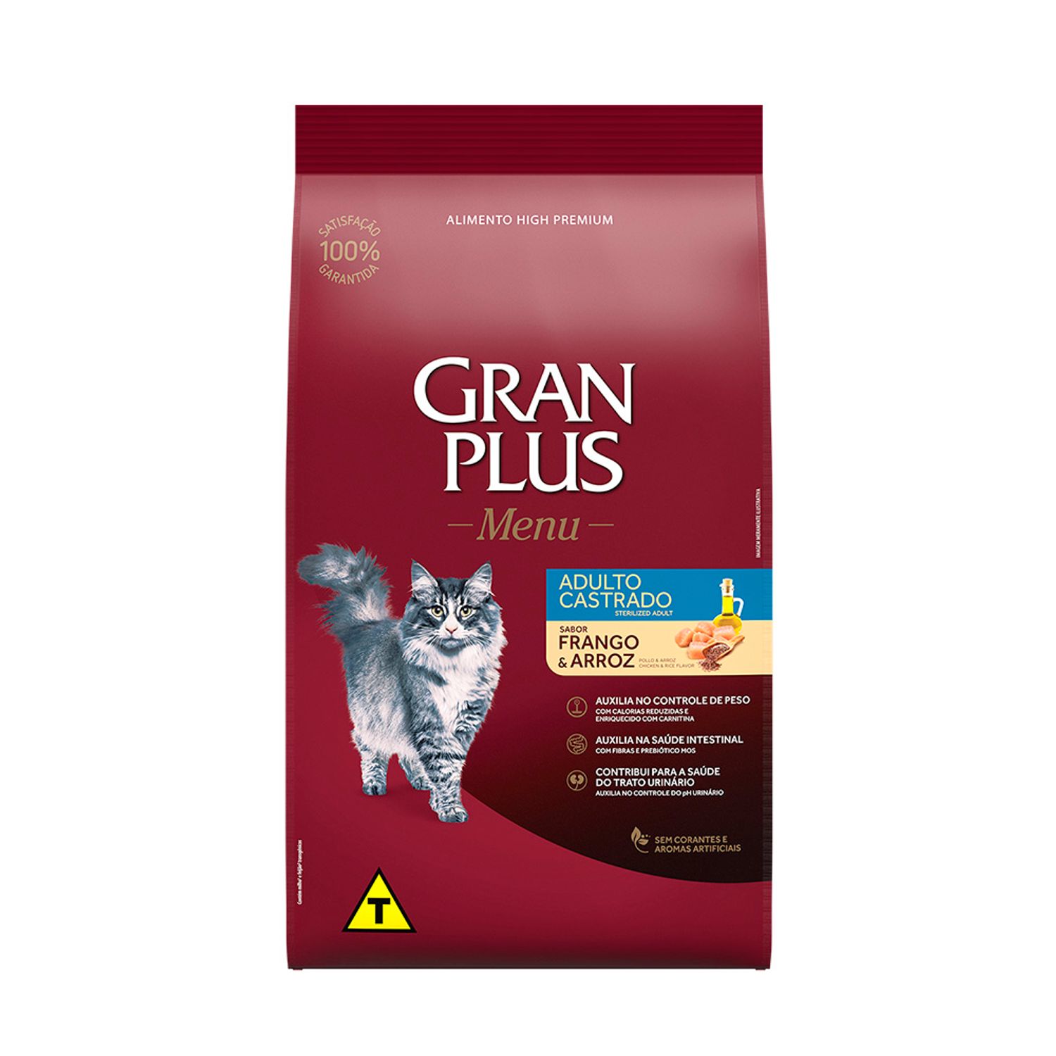 Racao-Gran-Plus-Menu-Gatos-Adultos-Castrados-Frango-e-Arroz