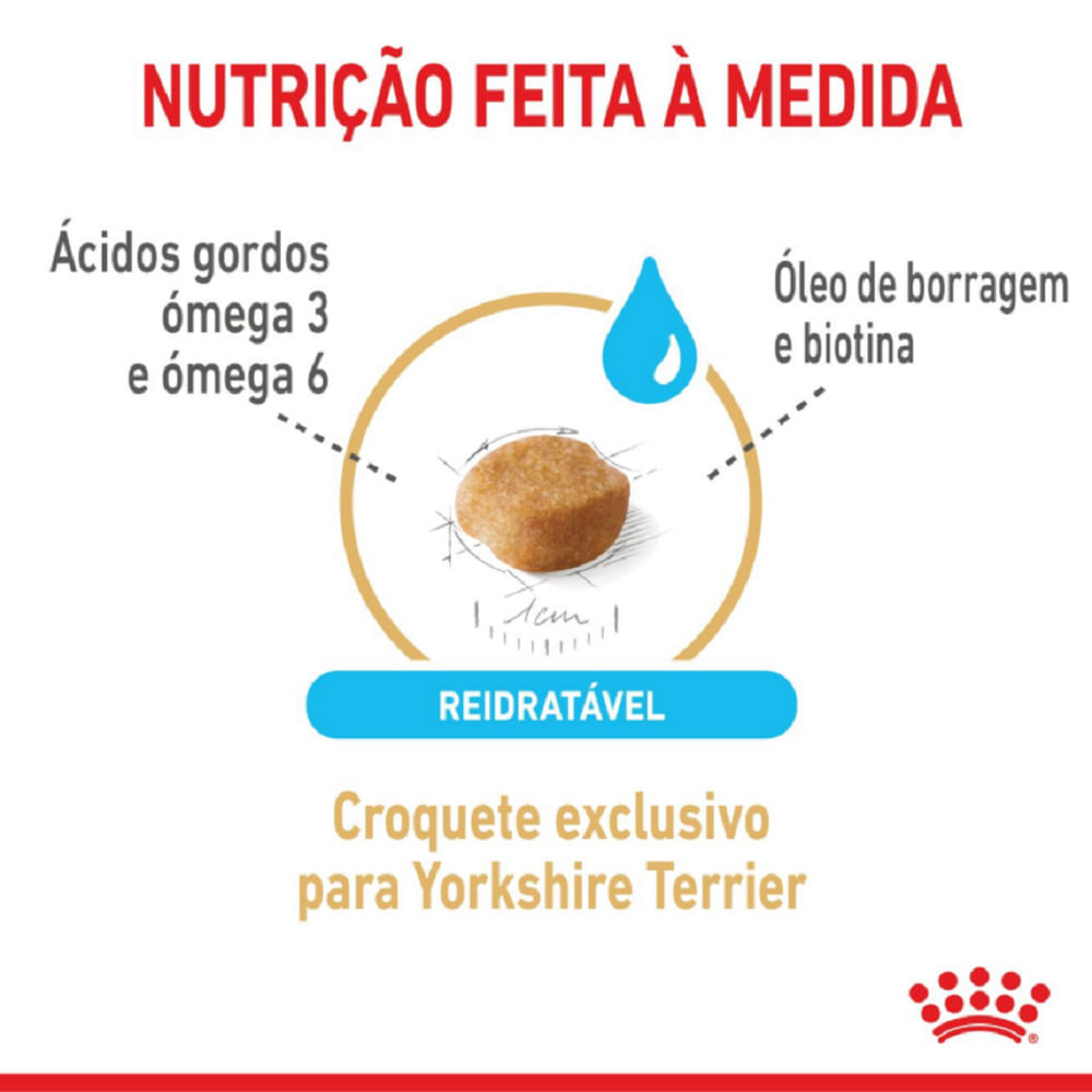 Ração Royal Canin Cães Adultos 8+ Yorkshire