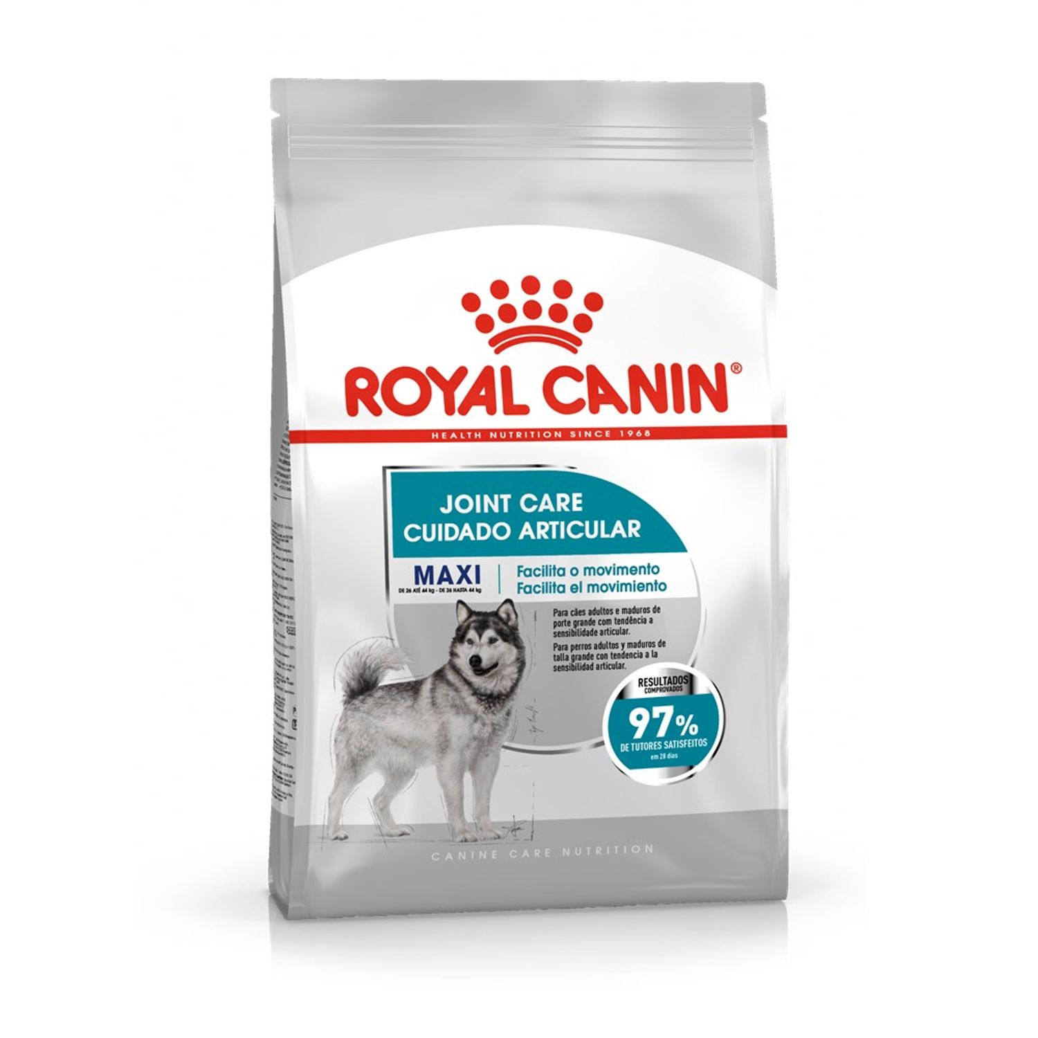Ração Royal Canin Maxi Cuidado Articular Cães Adultos embalagem