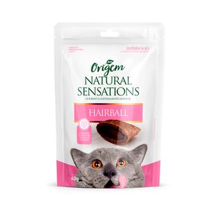 Petisco Gatos Origem Natural Sensations Hairball - 40 g