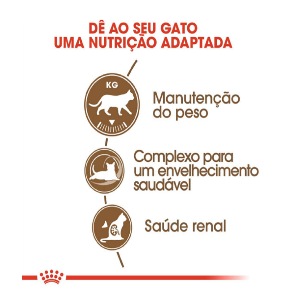 Ração Royal Canin para Gatos Adultos Castrados Acima de 12 anos