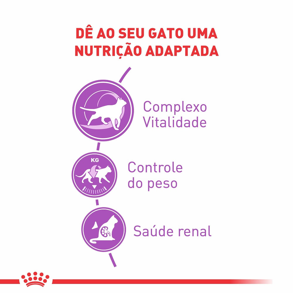 Ração Royal Canin Castrados 7+ Gatos Adultos