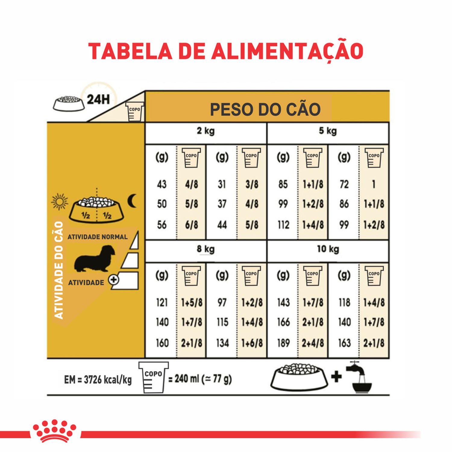 Ração Royal Canin Dachshund Cães Adultos Guia Alimentar