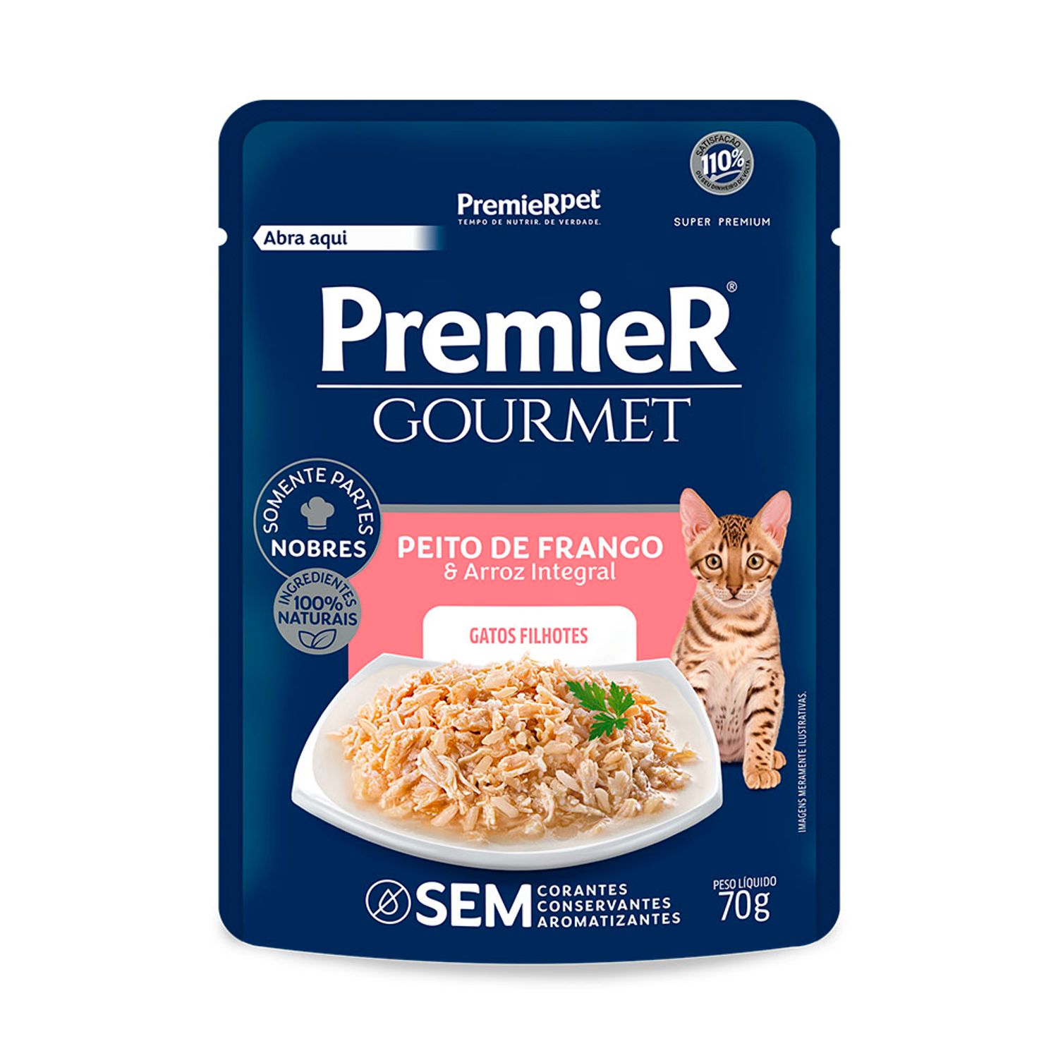 Racao-Umida-Premier-Gourmet-Gatos-Filhotes-Peito-de-Frango-e-Arroz-Integral