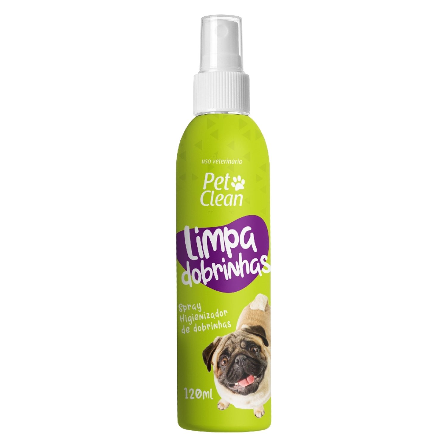 Spray Higienizador Limpa Dobrinhas Pet Clean