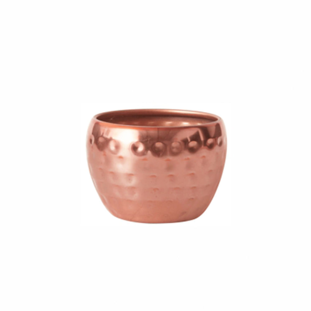 Vaso Kody Metal Ts Brasil Ouro Rose